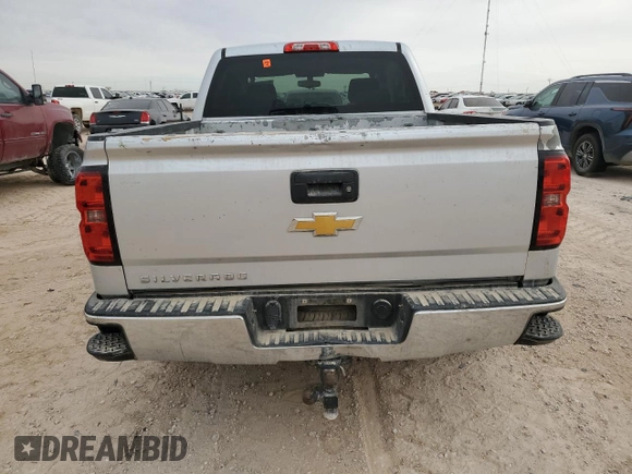 2014 Chevrolet Silverado 1500 Work Truck with VIN 3GCUKPECXEG302616, listed as a Copart auction lot 84420954 with 0 mi miles and Salvage Title. Bid and sale history available at carsss.com. Image 6.