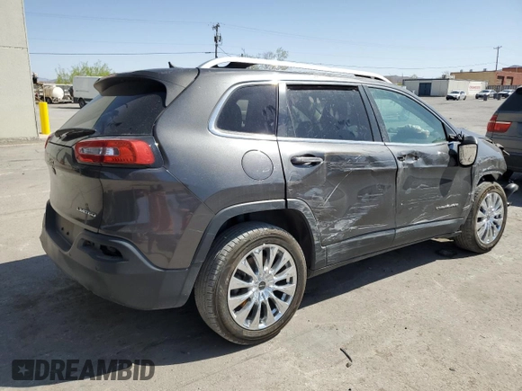 2015 Jeep Cherokee Limited with VIN 1C4PJLDS5FW607865, listed as a Copart auction lot 52909185 with 101,472 mi miles and Clean Title. Bid and sale history available at DreamBid. Image 3.