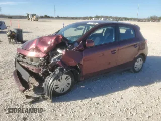 2023 Mitsubishi Mirage ES z VIN ML32AUHJ4PH001743, wystawiony jako Copart lot #48031455 z przebiegiem 16 832 mil mil oraz Szkoda całkowita • Salvage title. Historia ofert i sprzedaży dostępna na DreamBid. Obrazek 1.
