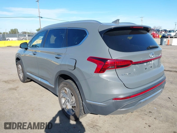 2022 Hyundai Santa Fe SEL with VIN 5NMS6DAJ8NH410686, listed as a IAAI auction lot 41548391 with 46,823 mi miles. Bid and sale history available at carsss.com. Image 3.