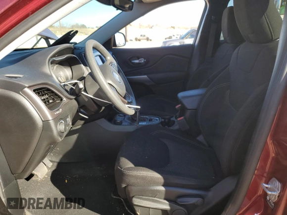 2021 Jeep Cherokee Latitude with VIN 1C4PJMCB3MD183344, listed as a Copart auction lot 88596035 with 28,201 mi miles and Salvage title. Bid and sale history available at DreamBid. Image 7.