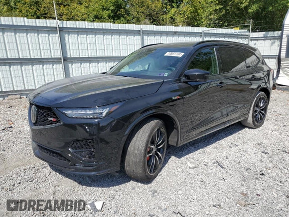 2024 Acura MDX Type S w/Advance Package with VIN 5J8YD8H86RL001425, listed as a Copart auction lot 70997104 with 18,565 mi miles and Salvage Title. Bid and sale history available at carsss.com. Image 1.