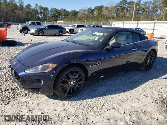 2011 Maserati GranTurismo Convertible with VIN ZAM45KMA9B0054803, listed as a Copart auction lot 48870465 with 77,136 mi miles and Salvage Title. Bid and sale history available at carsss.com. Image 1.