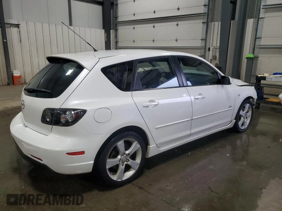2006 Mazda 3 S Grand Touring with VIN JM1BK343961418343, listed as a Copart auction lot 82335134 with 93,379 mi miles and Salvage Title. Bid and sale history available at DreamBid. Image 3.