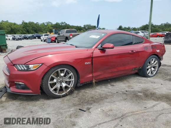 2015 Ford Mustang GT with VIN 1FA6P8CF1F5390757, listed as a Copart auction lot 58717765 with 118,908 mi miles and Salvage title. Bid and sale history available at DreamBid. Image 1.