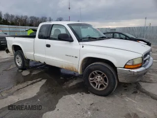 2001 Dodge Dakota Sport with VIN 1B7GG22N21S308680, listed as a Copart auction lot 89199535 with 246,337 mi miles and Salvage Title. Bid and sale history available at carsss.com. Image 4.