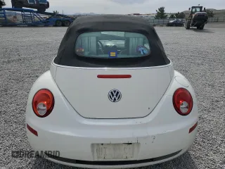 2007 Volkswagen Beetle Triple White with VIN 3VWFF31Y07M417301, listed as a Copart auction lot 53110605 with Not Provided miles and Salvage Title. Bid and sale history available at DreamBid. Image 6.
