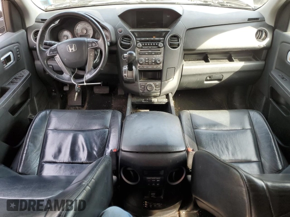 2012 Honda Pilot Touring with VIN 5FNYF4H92CB030828, listed as a Copart auction lot 54971505 with 215,219 mi miles and Salvage Title. Bid and sale history available at carsss.com. Image 8.