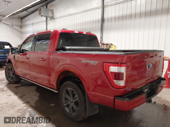 2023 Ford F-150 XL with VIN 1FTFW1E83PFC72739, listed as a IAAI auction lot 40328683 with 37,529 mi miles. Bid and sale history available at carsss.com. Image 3.