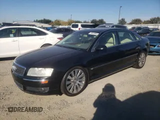 2004 Audi A8 L with VIN WAUML44E74N009550, listed as a Copart auction lot 76842994 with 45,037 mi miles and Clean Title. Bid and sale history available at carsss.com. Image 1.