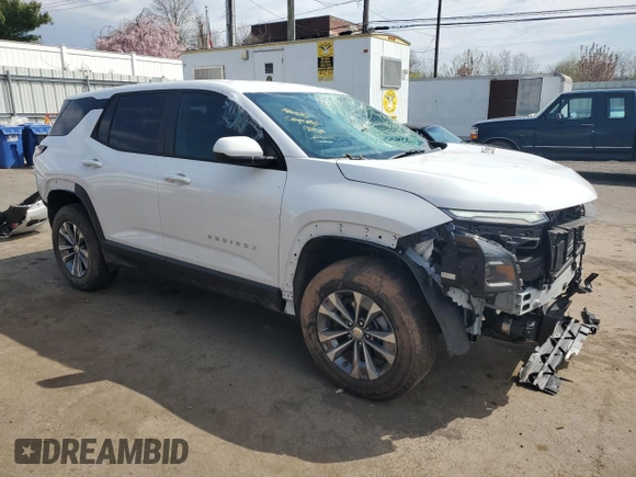 2025 Chevrolet Equinox FWD LT with VIN 3GNAXHEGXSL220604, listed as a Copart auction lot 54407375 with 6,306 mi miles and Clean Title. Bid and sale history available at DreamBid. Image 4.