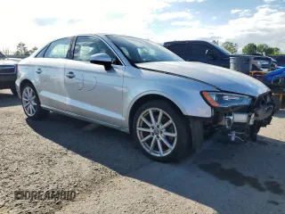 2015 Audi A3 Premium Plus with VIN WAUEFGFF5F1021242, listed as a Copart auction lot 55967015 with 31,658 mi miles and Salvage title. Bid and sale history available at DreamBid. Image 4.