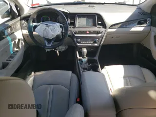 2018 Hyundai Sonata Hybrid Limited with VIN KMHE34L30JA087349, listed as a Copart auction lot 50045715 with 80,566 mi miles and Salvage Title. Bid and sale history available at carsss.com. Image 8.