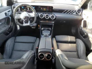 2023 Mercedes-Benz CLA 45 AMG with VIN W1K5J5DB8PN414447, listed as a Copart auction lot 49317765 with 13,617 mi miles and Salvage Title. Bid and sale history available at DreamBid. Image 8.