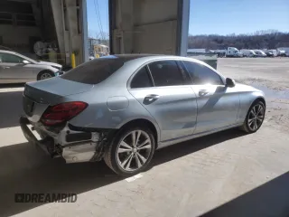 2015 Mercedes-Benz C-Class C 300 Luxury with VIN 55SWF4KB2FU040345, listed as a Copart auction lot 41772025 with 150,485 mi miles and Salvage Title. Bid and sale history available at carsss.com. Image 3.