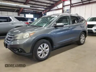 2012 Honda CR-V EX-L z VIN 2HKRM4H7XCH624075, wystawiony jako Copart lot #60759605 z przebiegiem 252 702 mil mil oraz Czysty tytuł • Clean title. Historia ofert i sprzedaży dostępna na DreamBid. Obrazek 1.