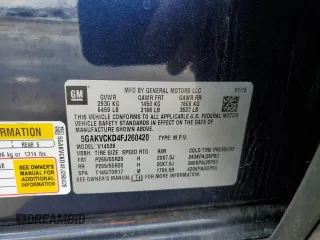 2015 Buick Enclave Premium with VIN 5GAKVCKD4FJ260420, listed as a Copart auction lot 46300225 with 166,908 mi miles and Clean Title. Bid and sale history available at carsss.com. Image 13.