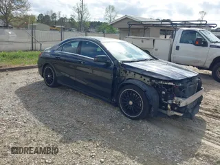 2016 Mercedes-Benz CLA with VIN WDDSJ4EB4GN313644, listed as a IAAI auction lot 41876273 with 113,847 mi miles. Bid and sale history available at carsss.com. Image 1.
