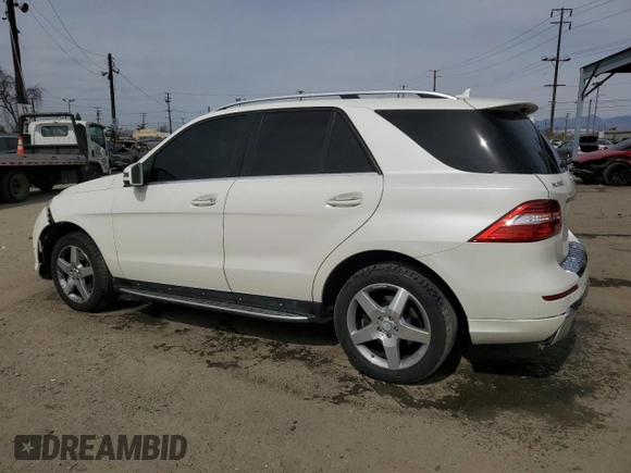 2013 Mercedes-Benz M 550 with VIN 4JGDA7DB5DA236934, listed as a Copart auction lot 46062985 with 98,768 mi miles and Salvage title. Bid and sale history available at DreamBid. Image 2.