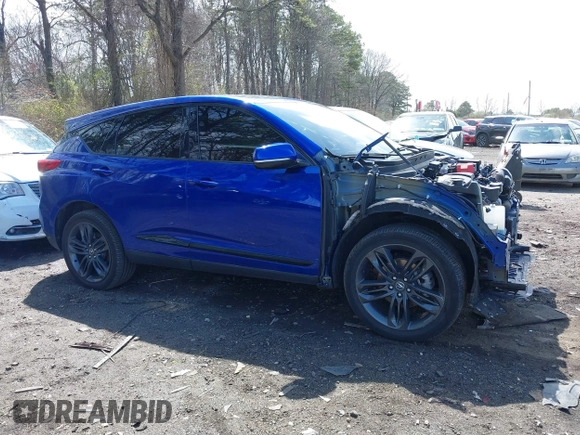 2022 Acura RDX w/A-Spec Package with VIN 5J8TC2H68NL012686, listed as a IAAI auction lot 42018498 with 33,308 mi miles. Bid and sale history available at carsss.com. Image 12.