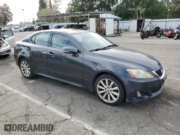2009 Lexus IS 250 with VIN JTHBK262095090109, listed as a Copart auction lot 51097455 with 94,682 mi miles and Clean Title. Bid and sale history available at DreamBid. Image 4.