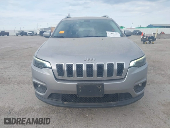 2019 Jeep Cherokee Latitude with VIN 1C4PJLCB8KD366438, listed as a IAAI auction lot 41851154 with 47,637 mi miles. Bid and sale history available at carsss.com. Image 12.