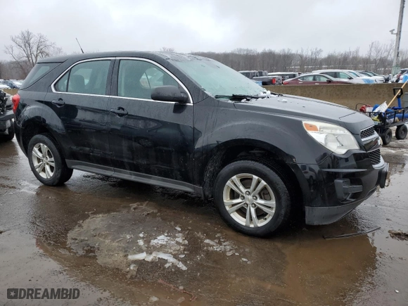 2013 Chevrolet Equinox LS with VIN 2GNFLCEK4D6146242, listed as a Copart auction lot 45164995 with 104,185 mi miles and Clean Title. Bid and sale history available at carsss.com. Image 4.