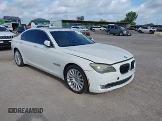 2009 BMW 7 Series 750i with VIN WBAKA83519CY35142, listed as a IAAI auction lot 42549007 with 198,438 mi miles and . Bid and sale history available at DreamBid. Image 1.