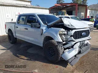 2021 Ford F-150 XL with VIN 1FTEW1CP5MKD48227, listed as a IAAI auction lot 42272809 with 87,614 mi miles and . Bid and sale history available at DreamBid. Image 1.