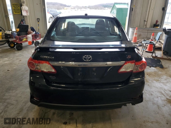 2011 Toyota Corolla L with VIN 2T1BU4EE4BC751927, listed as a Copart auction lot 53307055 with 212,551 mi miles and Non Repairable. Bid and sale history available at carsss.com. Image 6.