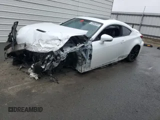 2017 Lexus RC F with VIN JTHHP5BC4H5005850, listed as a Copart auction lot 88439935 with 0 mi miles and Salvage Title. Bid and sale history available at carsss.com. Image 1.