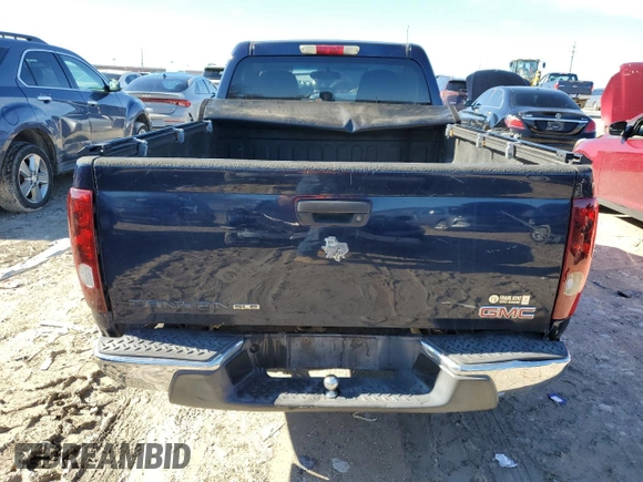 2007 GMC Canyon SL with VIN 1GTCS149978187238, listed as a Copart auction lot 86715884 with 152,292 mi miles and Salvage Title. Bid and sale history available at carsss.com. Image 6.