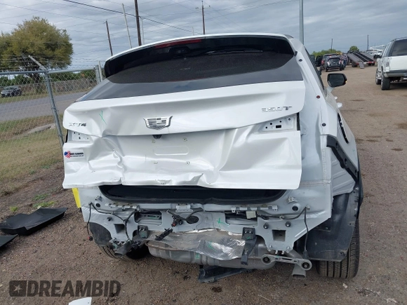 2024 Cadillac XT4 FWD Sport with VIN 1GYFZER48RF180481, listed as a IAAI auction lot 41093587 with 3,982 mi miles and . Bid and sale history available at DreamBid. Image 17.