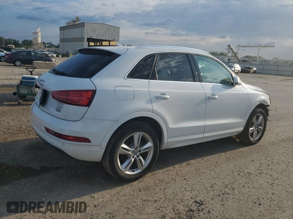 2016 Audi Q3 with VIN WA1JFCFS2GR022479, listed as a Copart auction lot 66391563 with 91,413 mi miles and . Bid and sale history available at DreamBid. Image 3.