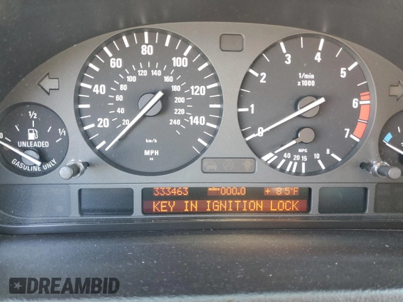 2003 BMW X5 4.4i with VIN 5UXFB33593LH46982, listed as a Copart auction lot 70518194 with 333,463 mi miles and Salvage Title. Bid and sale history available at carsss.com. Image 9.