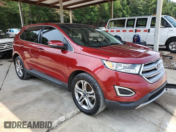 2017 Ford Edge Titanium z VIN 2FMPK3K99HBB82518, wystawiony jako Copart lot #59097585 z przebiegiem 136 184 mil mil oraz Szkoda całkowita • Salvage title. Historia ofert i sprzedaży dostępna na DreamBid. Obrazek 4.
