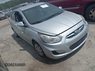 2013 Hyundai Accent GLS with VIN KMHCT4AE3DU403616, listed as a IAAI auction lot 42095208 with 128,523 mi miles. Bid and sale history available at carsss.com. Image 1.