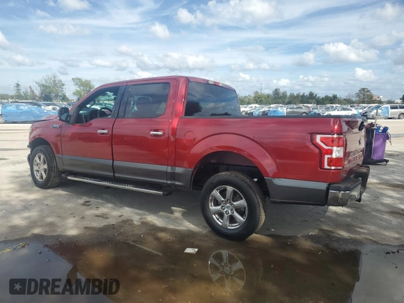 2020 Ford F-150 XL with VIN 1FTEW1CB7LFB88606, listed as a Copart auction lot 80005524 with 80,929 mi miles and Non Repairable. Bid and sale history available at carsss.com. Image 2.