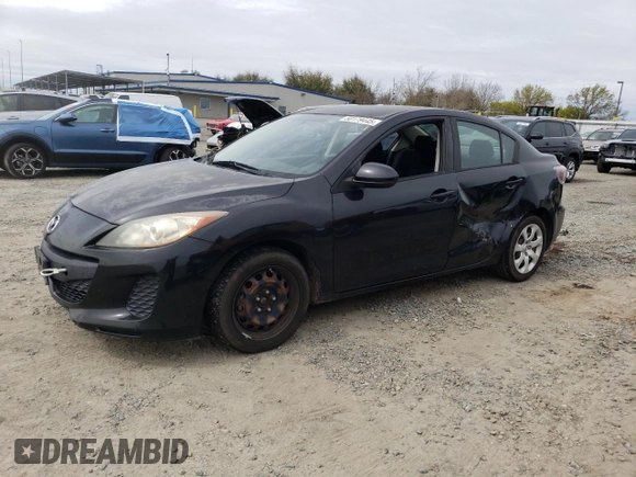 2012 Mazda 3 i Sport with VIN JM1BL1UG4C1580526, listed as a Copart auction lot 50179445 with 249,336 mi miles and Salvage Title. Bid and sale history available at carsss.com. Image 1.