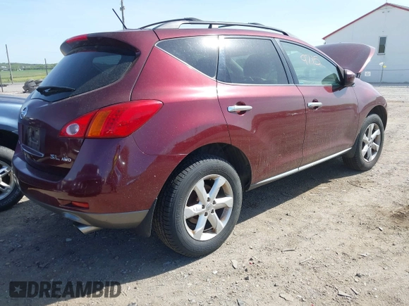 2010 Nissan Murano SL z VIN JN8AZ1MW4AW114813, wystawiony jako IAAI lot #42169715 z przebiegiem 142 402 mil mil oraz . Historia ofert i sprzedaży dostępna na DreamBid. Obrazek 4.