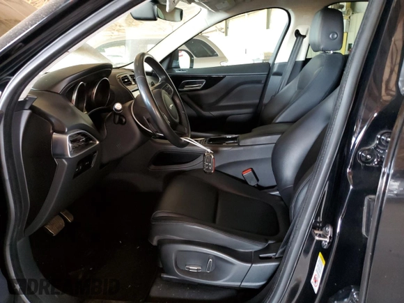 2019 Jaguar F-Pace 25t with VIN SADCS2FX9KA601836, listed as a Copart auction lot 56493255 with 80,825 mi miles and Salvage title. Bid and sale history available at DreamBid. Image 7.