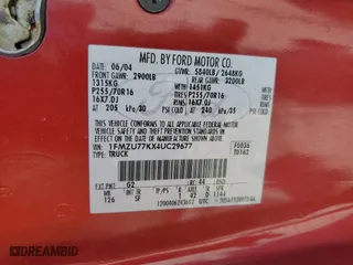 2004 Ford Explorer Sport Trac XLS with VIN 1FMZU77KX4UC29677, listed as a Copart auction lot 53709085 with 159,530 mi miles and Salvage Title. Bid and sale history available at carsss.com. Image 14.