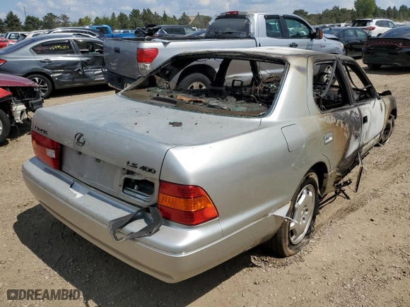 2000 Lexus LS 400 with VIN JT8BH28F2Y0180758, listed as a Copart auction lot 67166494 with NaN miles and Non Repairable. Bid and sale history available at carsss.com. Image 3.