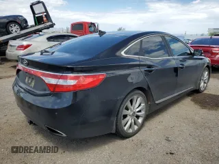 2013 Hyundai Azera with VIN KMHFH4JG7DA220477, listed as a Copart auction lot 69036074 with 126,455 mi miles and Salvage Title. Bid and sale history available at carsss.com. Image 3.