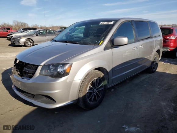 2016 Dodge Grand Caravan SE with VIN 2C4RDGBG3GR153146, listed as a Copart auction lot 45012064 with 104,880 mi miles and Salvage Title. Bid and sale history available at carsss.com. Image 1.