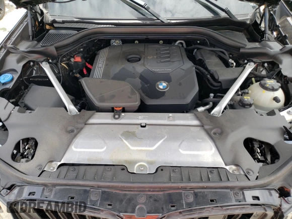 2022 BMW X4 xDrive30i with VIN 5UX33DT09N9J72228, listed as a Copart auction lot 57363773 with 0 mi miles. Bid and sale history available at carsss.com. Image 12.