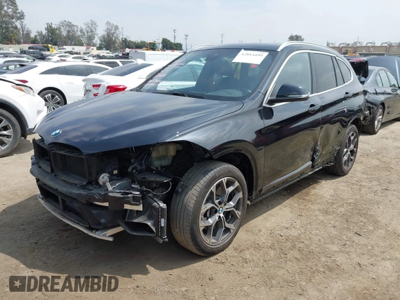 2021 BMW X1 sDrive28i with VIN WBXJG7C0XM5T45715, listed as a IAAI auction lot 42014499 with 23,793 mi miles and . Bid and sale history available at DreamBid. Image 18.