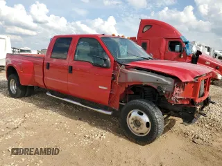 2006 Ford F-350 XL with VIN 1FTWW33PX6EC82470, listed as a Copart auction lot 55348805 with 154,953 mi miles and Salvage Title. Bid and sale history available at DreamBid. Image 4.