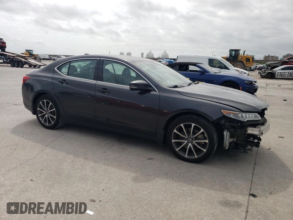 2016 Acura TLX Advance with VIN 19UUB3F70GA002970, listed as a Copart auction lot 54782385 with 83,788 mi miles and Salvage title. Bid and sale history available at DreamBid. Image 4.