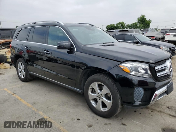 2018 Mercedes-Benz GLS 450 with VIN 4JGDF6EE0JB153776, listed as a Copart auction lot 62315725 with 62,348 mi miles and Salvage title. Bid and sale history available at DreamBid. Image 4.